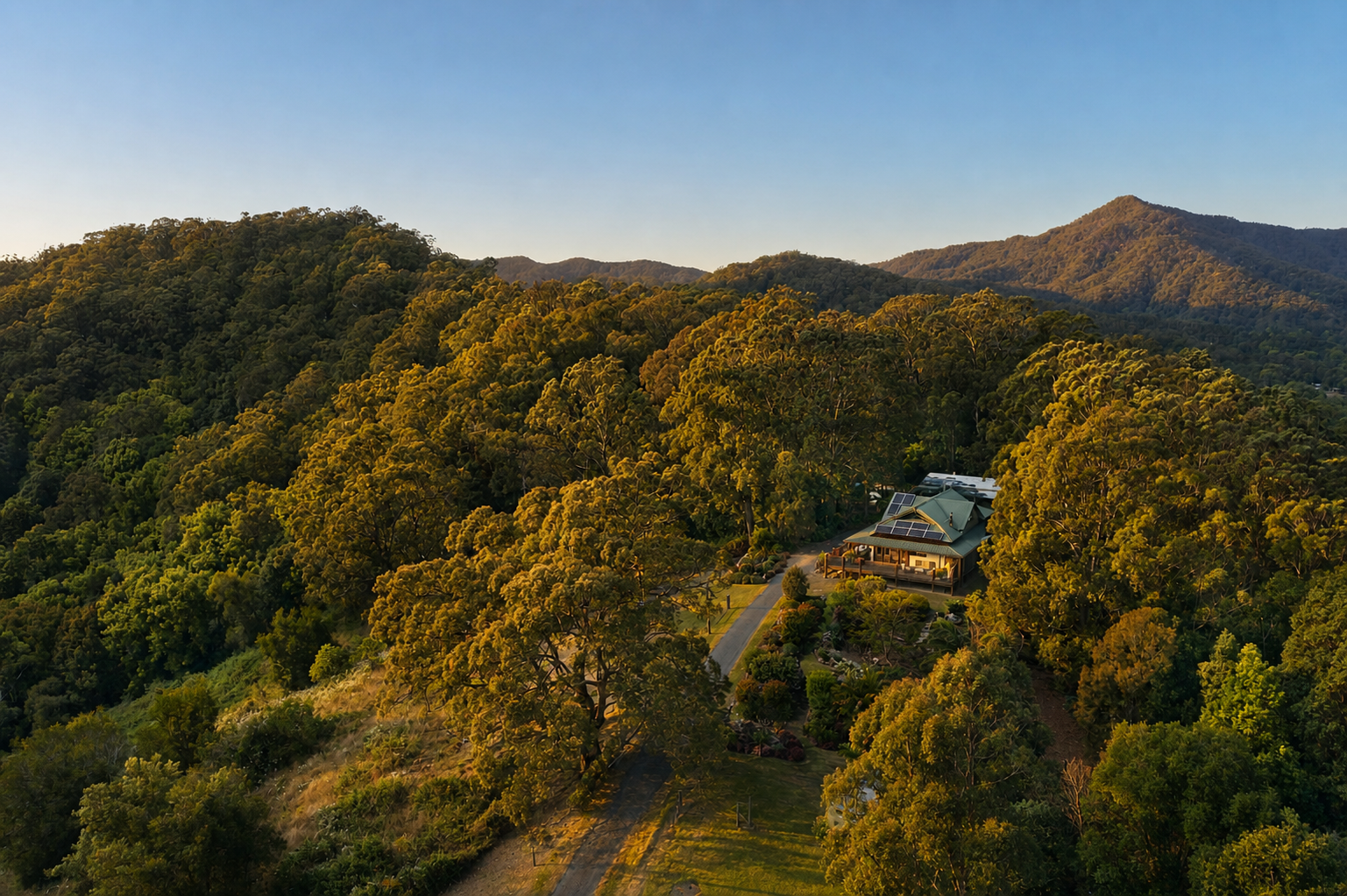 The grounds and gardens of Serra Luma